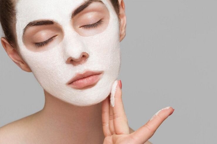 mascarilla para el rejuvenecimiento de la piel del rostro